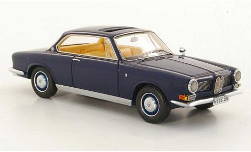 Bmw 3200 cs bertone 1/43 Neo blauw 1961 modelauto