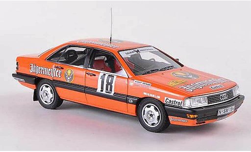 Audi 200 quattro course 1/43 Neo No.18 Jagermeister Rally Baden-Wurttemberg 1987 S.Kottulinsky/M.Tuchler modelauto