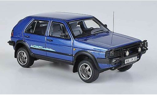 Volkswagen Golf Country 1/43 Neo blauw 1990 modelauto