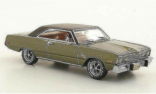 Dodge Dart 1973 1/43 Neo Swinger grijsgroen/zwart modelauto