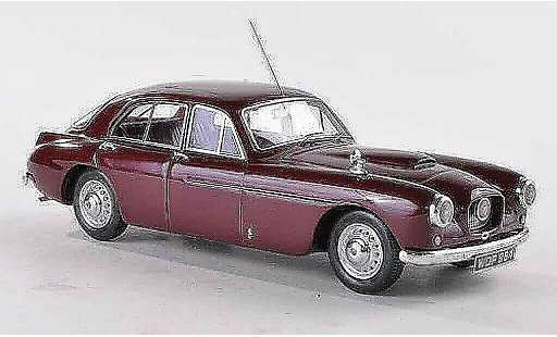 Bristol 405 berline 1/43 Neo Sports Saloon rood RHD 1954 modelauto