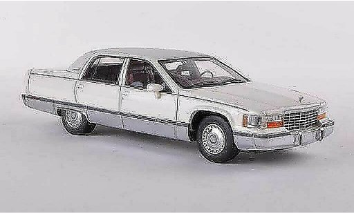 Cadillac Fleetwood Brougham 1/43 Neo wit/lumineuses-grijs 1994 modelauto