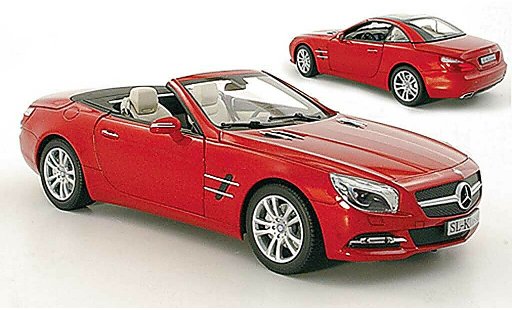 Mercedes Classe SL Base 1/18 Norev (R231) rood 2012 modelauto