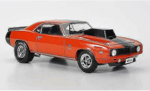 Chevrolet Camaro SS 1/18 Highway 61 Baldwin Motion Pro Stock oranje/zwart 1969 modelauto