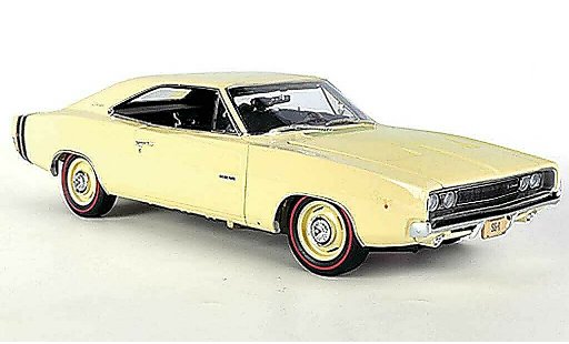 Dodge Charger 1968 1/18 Ertl R/T beige modelauto