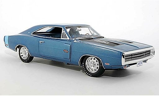 Dodge Charger 1970 1/18 Ertl R/T SE blauw/zwart modelauto