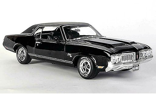 Oldsmobile Cutlass SX 1/18 Ertl zwart/matzwart 1970 modelauto