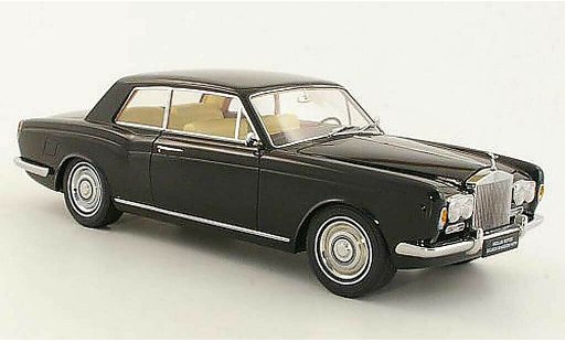 Rolls Royce Silver Shadow Mulliner Park Ward Coupe 1/18 Paragon Two-Door zwart LHD 1968 modelauto