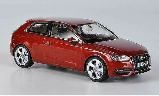 Audi A3 berline 1/43 Schuco rood 2012 modelauto