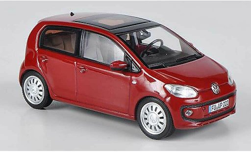 Volkswagen Up 2011 1/43 Schuco rood 5-turig modelauto