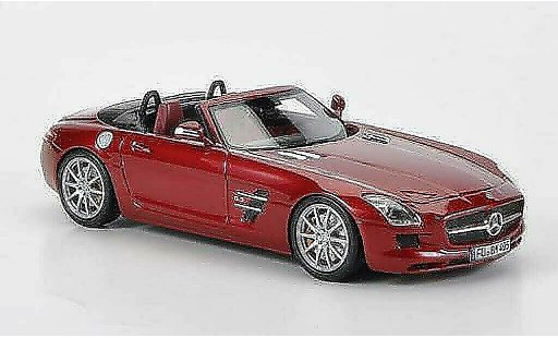 Mercedes SLS Roadster 1/43 Schuco AMG (A197) rood modelauto