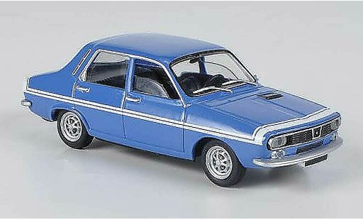 Renault 12 Gordini 1/43 Solido blauw/wit 1971 modelauto