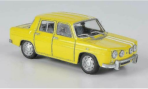 Renault 8 S 1/43 Solido geel/wit 1969 modelauto