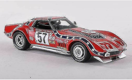Chevrolet Corvette course 1/43 TrueScale Miniatures C3 L88 No.57 12h Sebring D.Heinz/B.Johnson 1972 modelauto