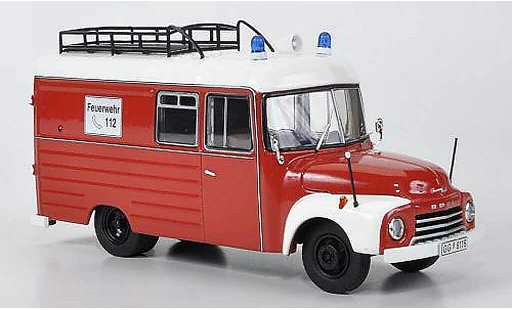 Opel Blitz Type A 1/43 Premium ClassiXXs 1.75t pompier rood/wit modelauto