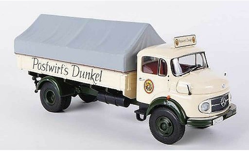 Mercedes LP 911 Base 1/43 Premium ClassiXXs laadbak Postswirt's Dunkel PP-LKW modelauto