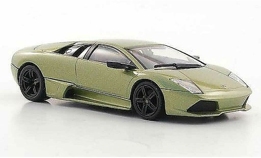 Lamborghini Murcielago LP640 1/43 Minichamps LP 640 grijsgroen avec Figur 2006 modelauto