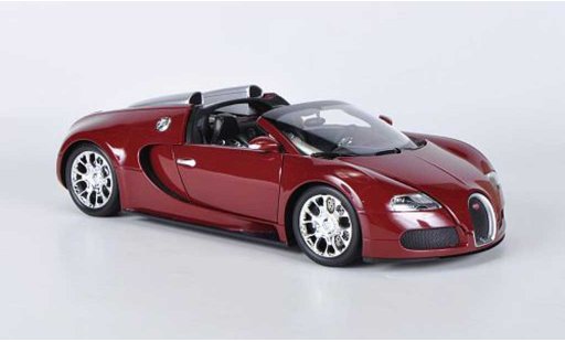 Bugatti Veyron Grand Sport 1/18 Minichamps rood 2010 modelauto
