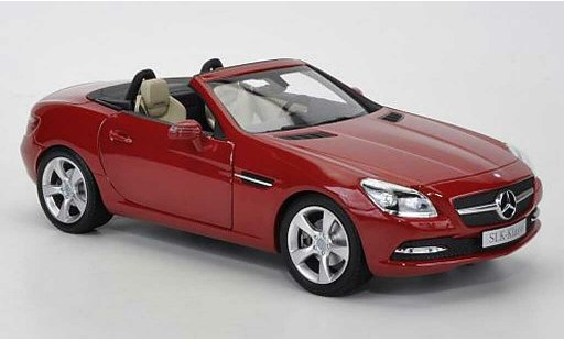 Mercedes Classe SLK Base 1/18 Minichamps rood 2011 modelauto
