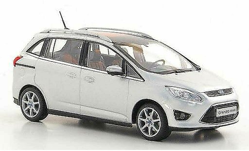 Ford Grand C-Max Berline 1/43 Minichamps Grand C-Max grijs 2010 modelauto