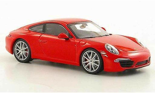 Porsche 911 S 1/43 Minichamps Carrera rood 2012 modelauto