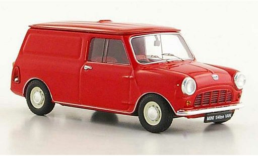 Austin Mini Van utilitaire 1/43 Ebbro 1/4 ton rood RHD modelauto