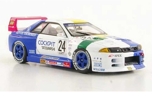 Nissan Skyline R32 1/43 Ebbro GT-R No.24 Cockpit Tatebayashi JGTC 1994 modelauto