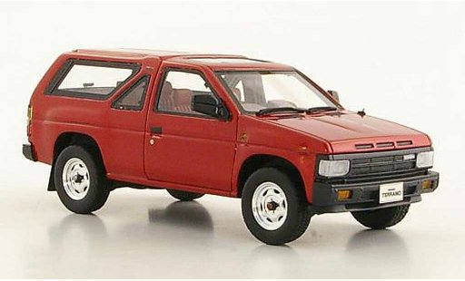 Nissan Terrano Base 1/43 Hi Story (R3M) rood 3-portes RHD 1986 modelauto