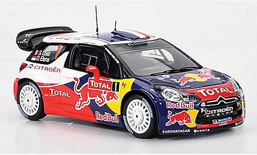 DS Automobiles DS3 WRC 2012 1/43 Spark No.1 Red Bull S.Loeb/D.Elena Monte Carlo modelauto