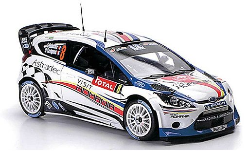 Ford Fiesta WRC 1/43 Spark No.8 Romania Rally Monte Carlo 2012 modelauto