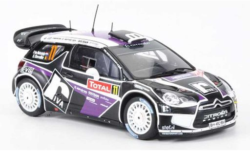 DS Automobiles DS3 WRC 2012 1/43 Spark No.11 P.Van Merksteijn/E.Chevaillier Rally Monte Carlo modelauto