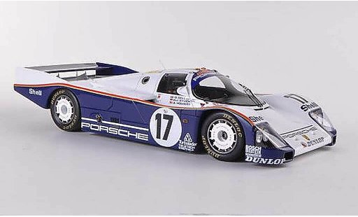 Porsche 962 1987 1/18 Spark No.17 D.Bell/A.Holbert/H.stuk 24h Le Mans modelauto
