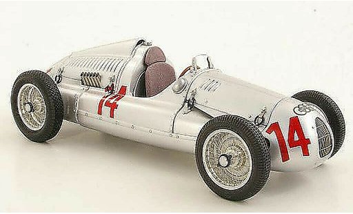 Auto Union Typ D course 1/18 CMC No.14 G. Schorsch Meier GP Frankreich 1939 modelauto
