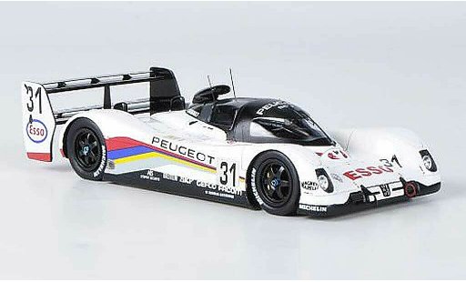 Peugeot 905 1992 1/43 Spark EV1 bis No.31 Esso 24h Le Mans modelauto