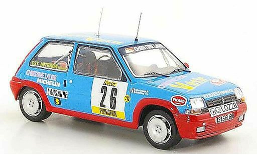 Renault 5 Rallye 1/43 IXO GT Turbo No.26 E.Mauffrey / D.Grataloup Rally Monte Carlo 1988 modelauto
