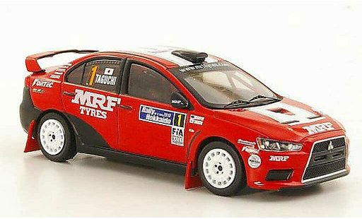 Mitsubishi Lancer Evolution X 1/43 IXO No.1 K.Taguchi / C.Murphy Rally Hokkaido 2010 modelauto
