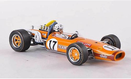 Brabham T20 course 1/43 Spark No.17 Team Gunston GP Sudafrika 1968 J.Love modelauto
