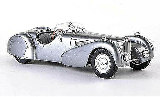 Bugatti 57 S 1/43 Spark Roadster grijs 1937 modelauto