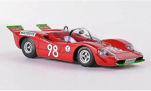 Abarth 2000 SP 1/43 Spark Sport No.98 L.Taramazzo / G.Virgilio Targa Florio 1970 modelauto