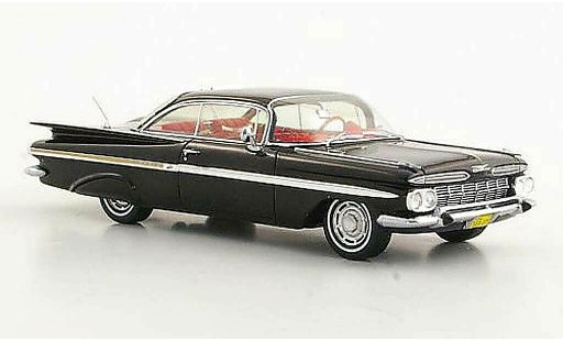 Chevrolet Impala Coupe 1/43 Spark 1959 zwart Sondermodell MCW L.E. 300 modelauto