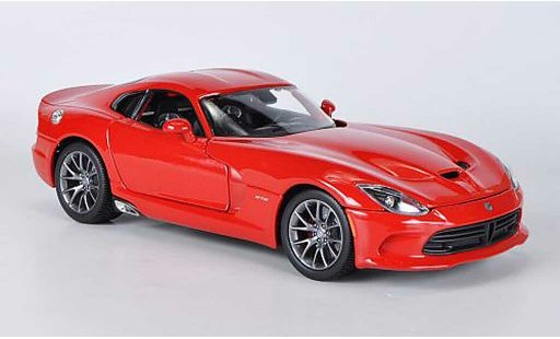 Dodge Viper SRT GTS 1/18 Maisto rood 2013 modelauto