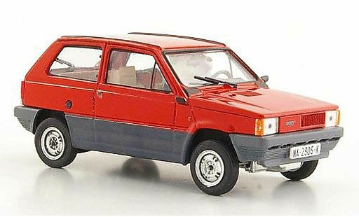 Seat Panda 35 1/43 Brumm rood Plaza de Toros - Pamplona modelauto