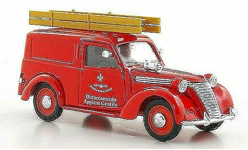 Fiat 1100 Furgone 1/43 Brumm E pompier (I) 1949 modelauto