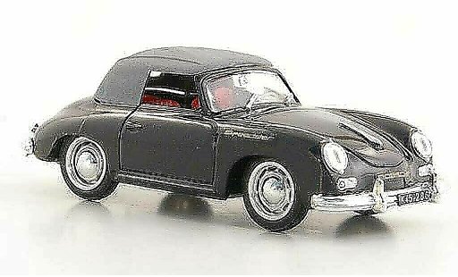 Porsche 356 1950 1/43 Brumm Speedster zwart geslotenes kap modelauto