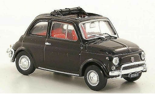 Fiat 500 L 1/43 Brumm bruin 1968 modelauto