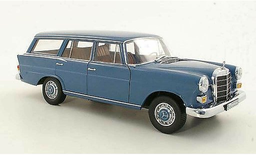 Mercedes 200 Base 1/18 Norev Universal (W110)blauw modelauto