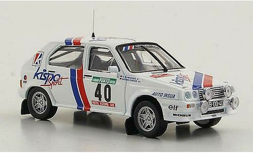Citroen Visa Chrono 1/43 Mini Partes Gr.B No.40 R.Fontes / V.Guimaraes Rally Portugal 1983 modelauto