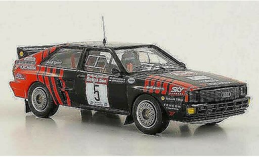 Audi Quattro coupe 1/43 Trofeu No.5 J.Bosch / S.Bond Circuit des Ardennes 1986 modelauto