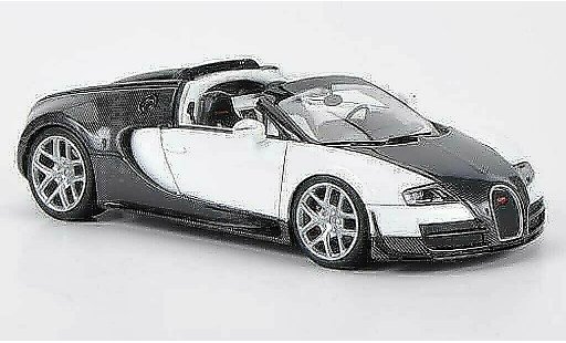 Bugatti Veyron Vitesse 1/43 Look Smart 16.4 carbon/wit Autosalon Genf 2012 modelauto