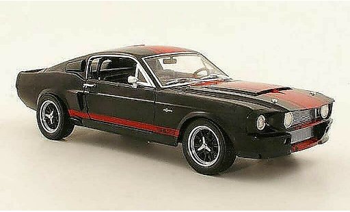Shelby GT 500 Base 1/18 Shelby Collectibles Super Snake zwart/rood modelauto